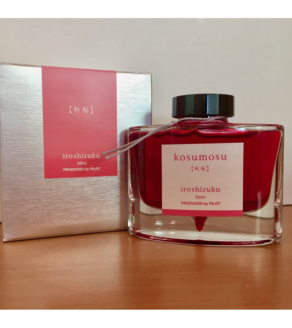 Encre Iroshizuku pour stylos-plume, 50ml, couleur Kosumosu (rose foncé)