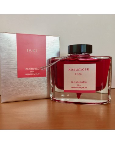 Encre Iroshizuku pour stylos-plume, 50ml, couleur Kosumosu (rose foncé)