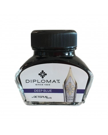 Flacon d’encre Diplomat, 30 ml,  Deep Blue, à L’Ecritoire design, Lausanne