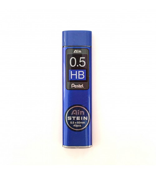 Mines Pentel pour porte-mines, 0,5 mm, dureté HB