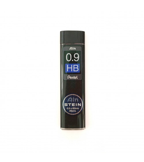Mines Pentel pour porte-mines, 0,9 mm, dureté HB