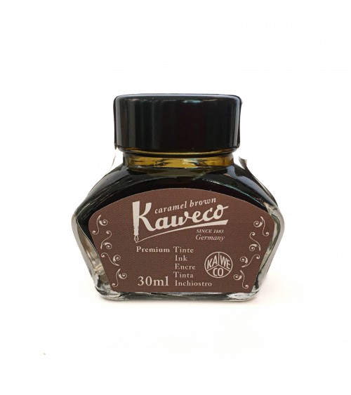 Encre Kaweco pour stylos-plume, 30 ml, couleur « Caramel Brown »