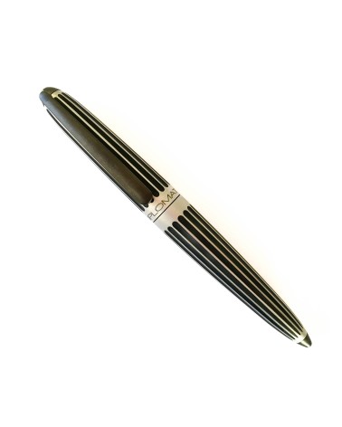 Stylo-plume Diplomat Aero Stripes, bec (plume) acier inoxydable