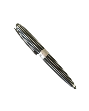 Stylo-plume Diplomat Aero Stripes, bec (plume) acier inoxydable