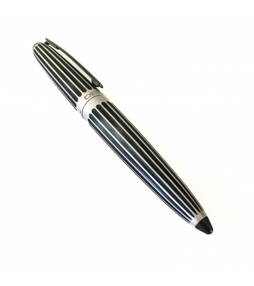 Stylo-plume Diplomat Aero Stripes, bec (plume) acier inoxydable