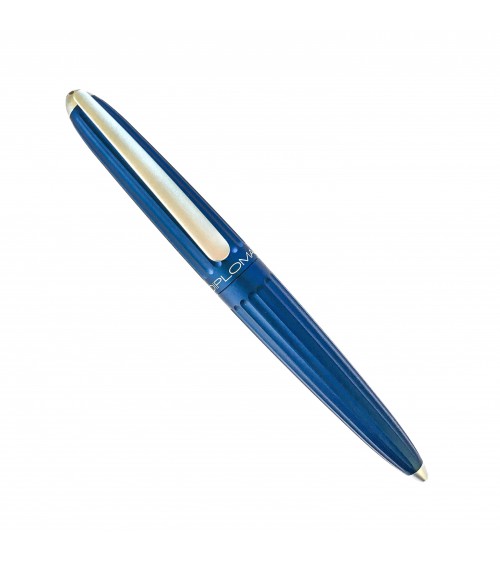 Stylo-plume Diplomat Aero Bleu, bec (plume) acier inoxydable EF, F, M ou L, à L'Ecritoire design, Lausanne