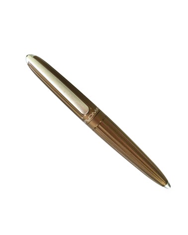 Stylo-plume Diplomat Aero Brun, bec (plume) acier inoxydable EF, F, M, ou L, à L'Ecritoire design, Lausanne