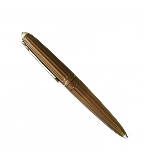 Stylo-plume Diplomat Aero Brun, bec (plume) acier inoxydable EF, F, M, ou L, à L'Ecritoire design, Lausanne