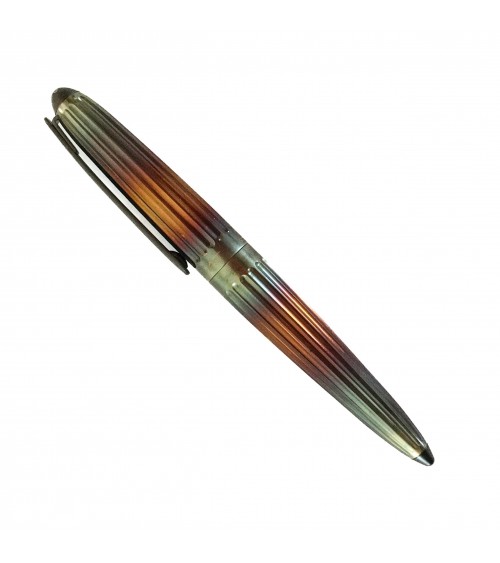 Stylo-plume Diplomat Aero Flame, corps en acier, bec (plume) acier inoxydable EF, F, M, ou L, à L'Ecritoire design, Lausanne
