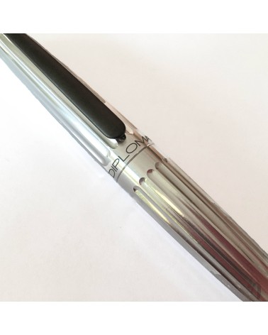 Stylo-plume Diplomat Aero « Factory », bec (plume) acier inoxydable EF, F, M, ou L, à L'Ecritoire design, Lausanne