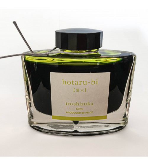 Encre Iroshizuku pour stylos-plume, 50 ml, couleur Hotaru-Bi (vert clair)