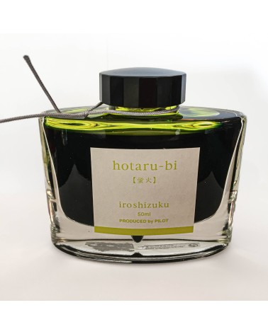 Encre Iroshizuku pour stylos-plume, 50 ml, couleur Hotaru-bi (lueur de luciole)