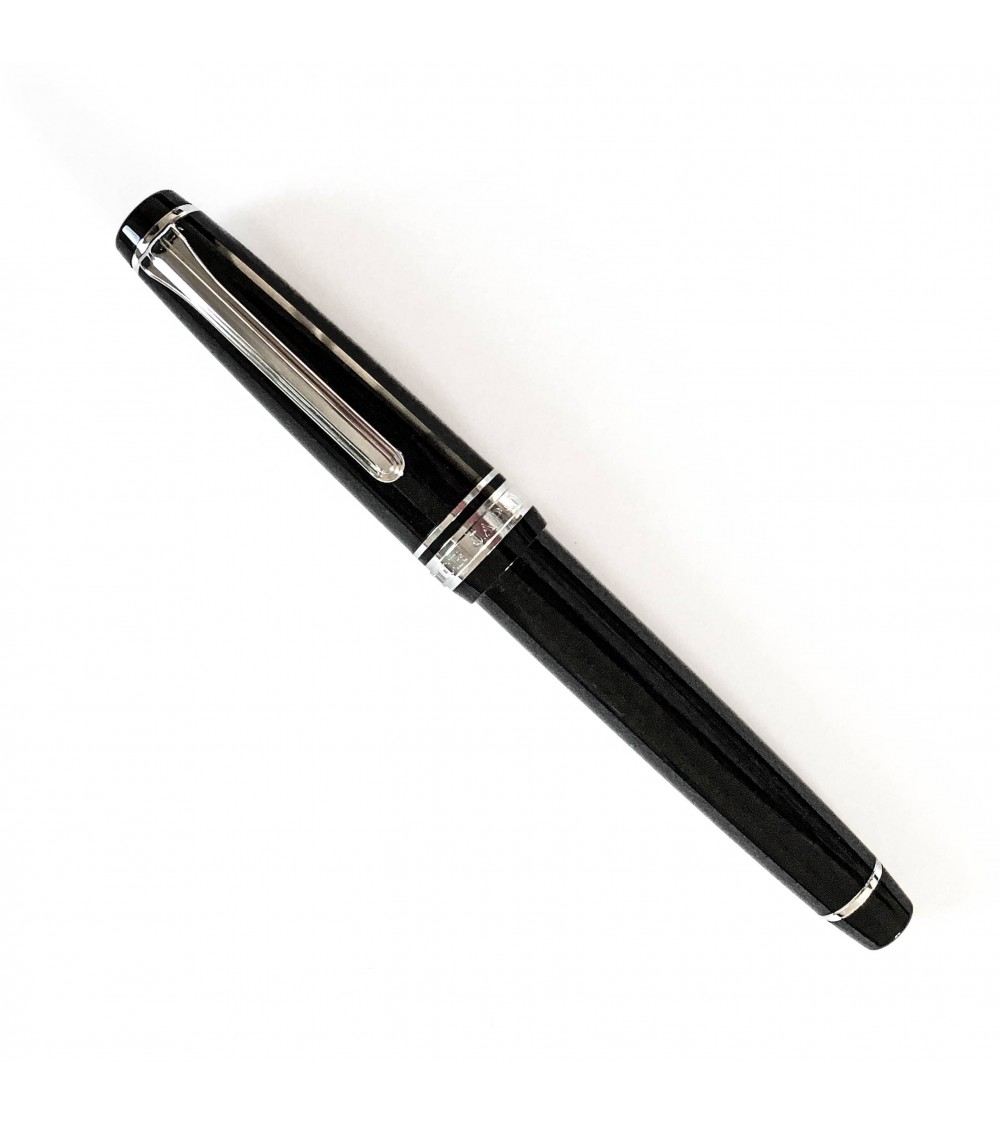 Stylo-plume Sailor PG slim Silver Black, à L’Ecritoire design, Lausanne