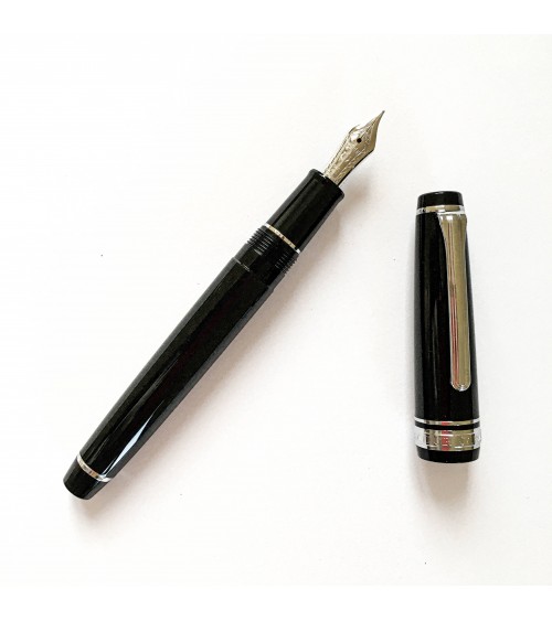 Stylo-plume Sailor PG slim Silver Black, à L’Ecritoire design, Lausanne