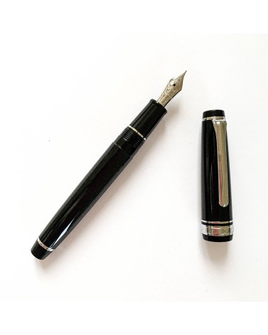 Stylo-plume Sailor PG slim Silver Black, à L’Ecritoire design, Lausanne