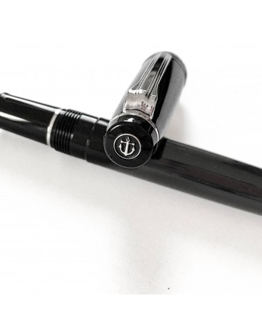 Stylo-plume Sailor PG slim Silver Black, à L’Ecritoire design, Lausanne