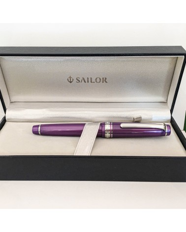 Stylo-plume Sailor PG slim Silver Metallic Violet, à L’Ecritoire design, Lausanne