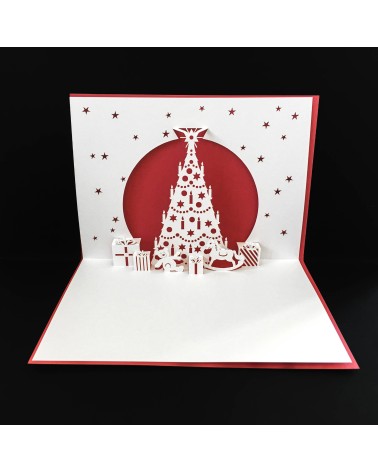 Carte Rifletto, Cadeaux, rouge, fabriquée en Allemagne. L'Ecritoire design, Lausanne.