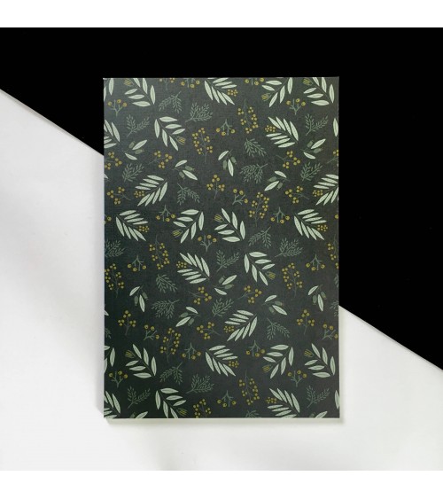Carnets lignés A5 (21 x 14,5 cm) Monsieur Papier, Mimosa. L'Ecritoire design, Lausanne.