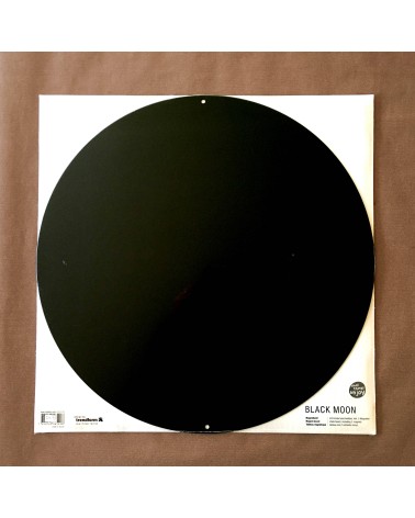 Tableau métallique d’affichage rond pour aimants Black Moon, noir, de Trenform,   diamètre 40 cm. 5 super mini aimants inclus