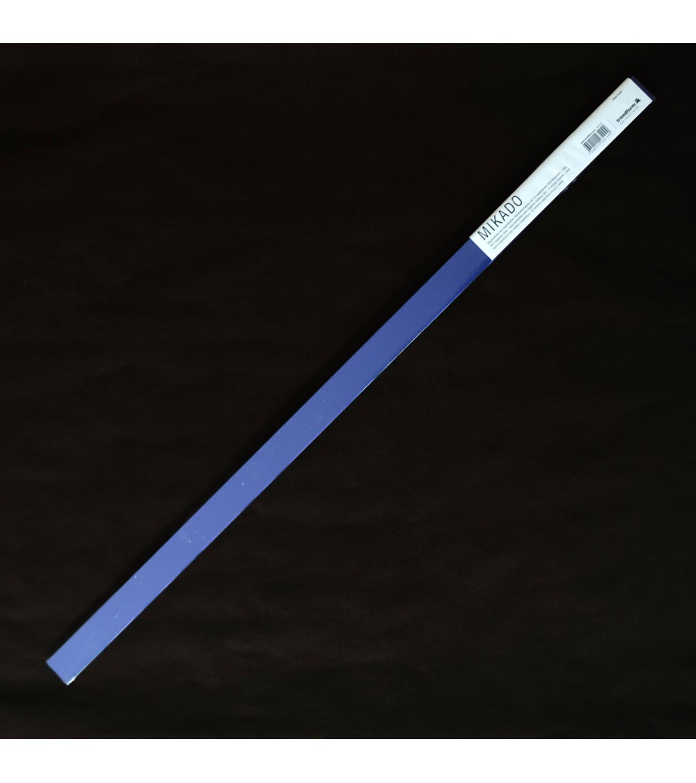 Bande métallique bleu roi Mikado pour aimants de Trendform, 3 x 80 cm. 10 super mini aimants inclus