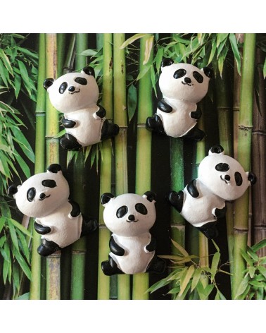 Aimants Trendform Panda, 5 pièces, aimant force 3