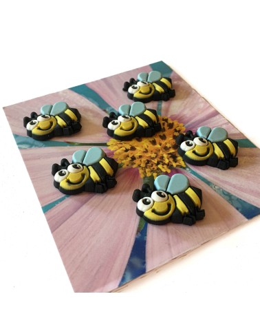 Aimants Trendform Honey Bee, 6 pièces, aimant force 3