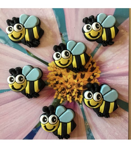 Aimants Trendform Honey Bee, 6 pièces, aimant force 3