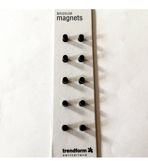 Aimants Trendform Magnum, 10 pièces, aimant force 3