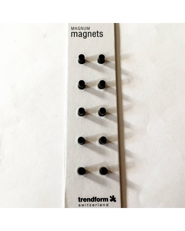 Aimants Trendform Magnum, 10 pièces, aimant force 3