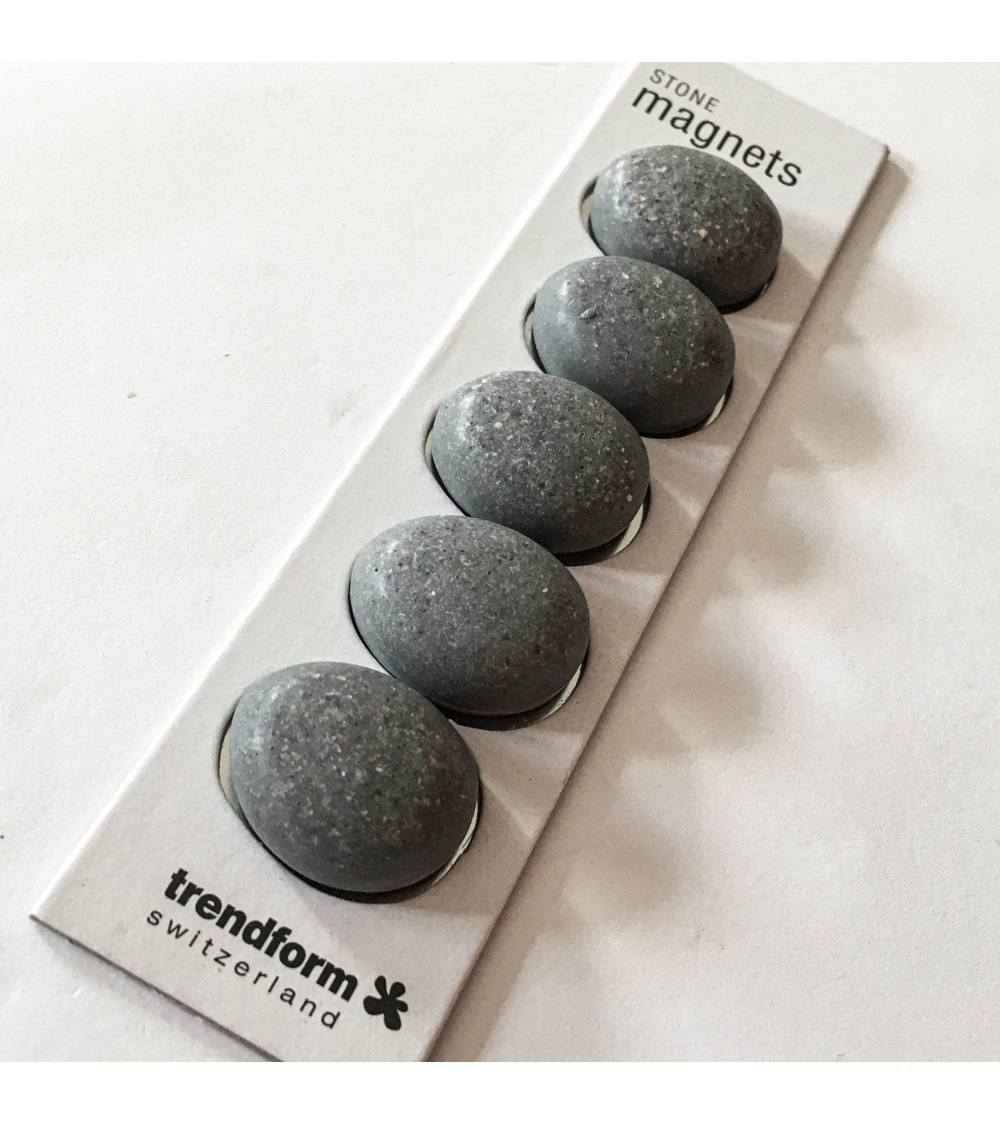 Aimants Trendform Stone, 5 pièces, aimant force 3