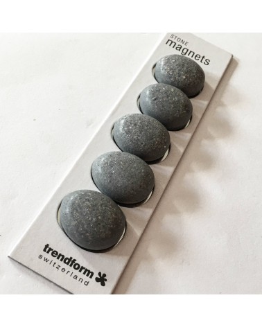 Aimants Trendform Stone, 5 pièces, aimant force 3