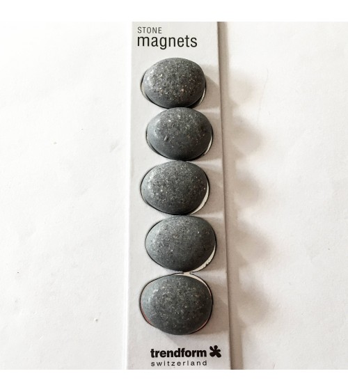 Aimants Trendform Stone, 5 pièces, aimant force 3
