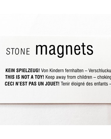 Aimants Trendform Stone, 5 pièces, aimant force 3