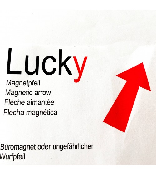 Aimants Lucky, 3 pièces en feutre rouge