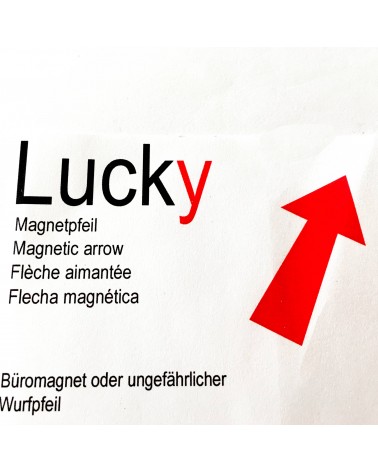 Aimants Lucky, 3 pièces en feutre rouge