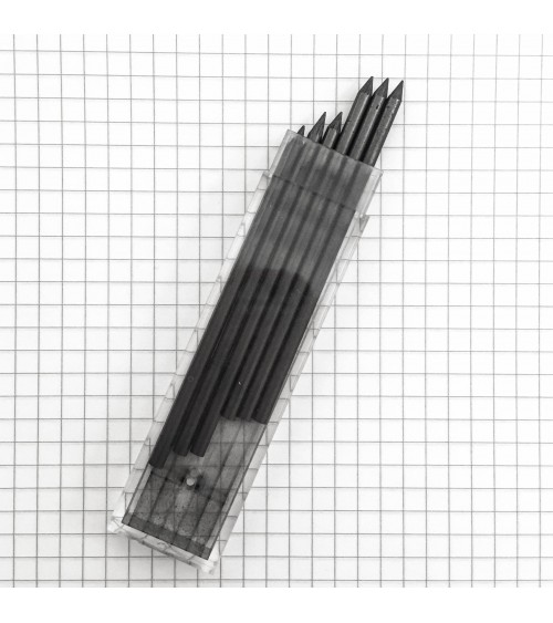 Boîte de six mines graphite Kaweco diamètre 3,15 mm pour porte-mine