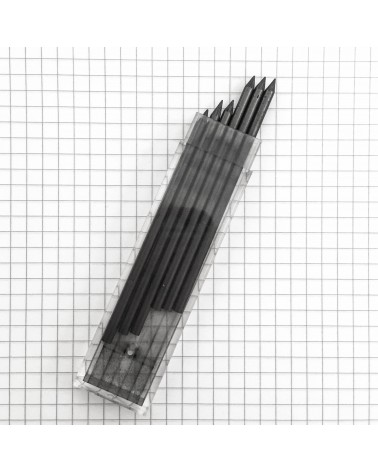 Boîte de six mines graphite Kaweco diamètre 3,15 mm pour porte-mine