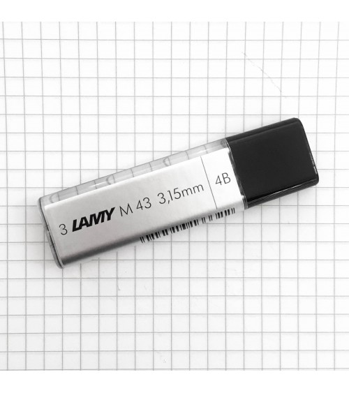 Boîte de trois mines graphite Lamy diamètre 3,15 mm pour porte-mine