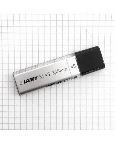 Boîte de trois mines graphite Lamy diamètre 3,15 mm pour porte-mine