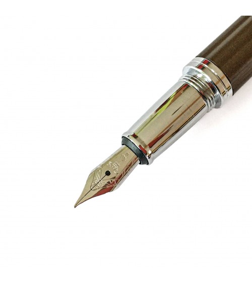 Stylo-plume Récife Iron Age Waldorf Bronze, plume M