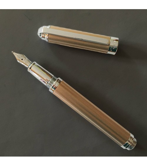 Stylo-plume Récife Iron Age Waldorf Champagne, plume B
