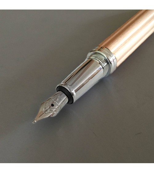 Stylo-plume Récife Iron Age Waldorf Champagne, plume B