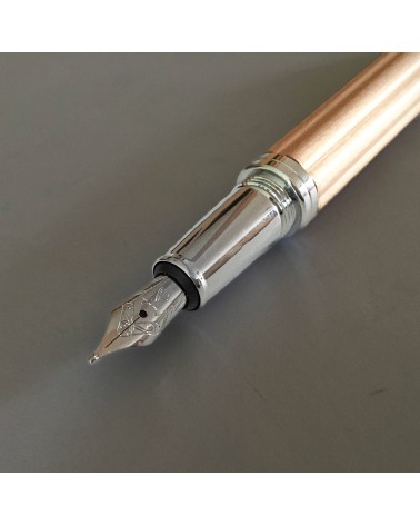 Stylo-plume Récife Iron Age Waldorf Champagne, plume B