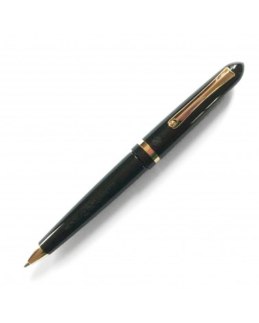 Stylo-bille Montegrappa Venetia Black, attributs dorés