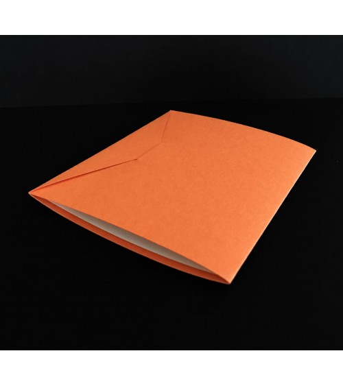 Carte pop-up Rifletto, Mini Lapins, orange, fabriquée en Allemagne. L'Ecritoire design, Lausanne.