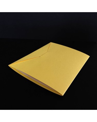 Carte pop-up Rifletto, Mini Lapins, jaune, fabriquée en Allemagne. L'Ecritoire design, Lausanne.
