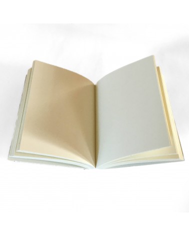Recharges pour carnets cuir PA, 288 pages blanches format A6.