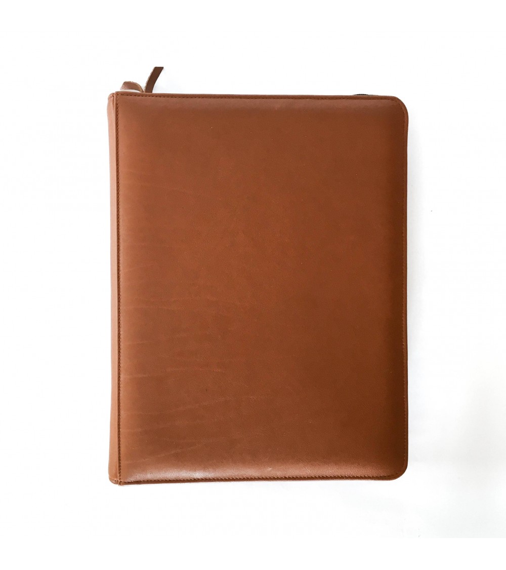 Porte-carnet A4 Porte-documents Visconti En Cuir Véritable - Pochette A4 Pour Tablette Et Bloc-notes - Portefeuille Zippé élégant Portefeuille A4