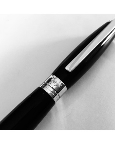 Stylo-plume Récife Baoshi Soyouz Onyx (Noir brillant), plume en acier F ou M